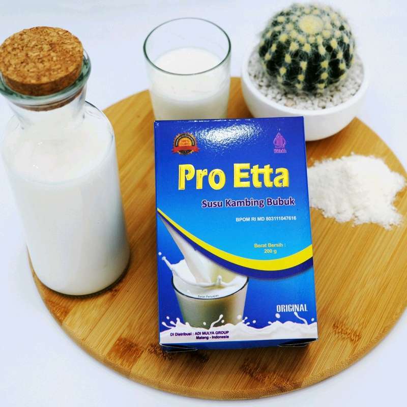 Promo SUSU KAMBING BUBUK PRO ETTA 200 GRAM GOAT MILK POWDER ORIGINAL