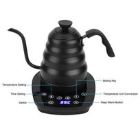 Promo Electric Gooseneck Kettle With Temperature Control 1200w 1 L 