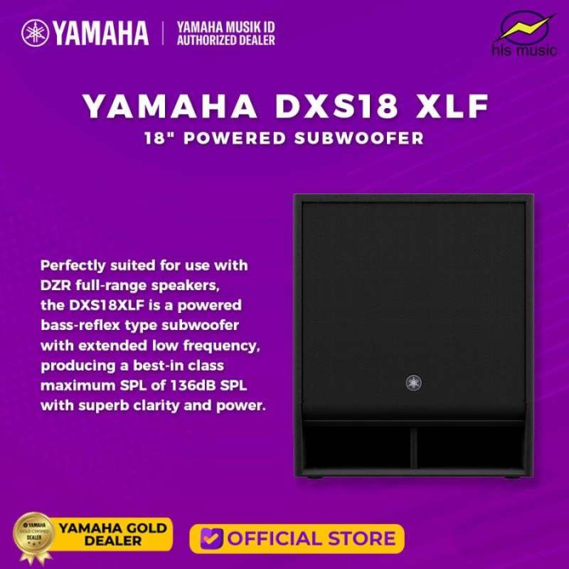 Promo Yamaha DXS18 XLF Powered Subwoofer 18 Garansi Resmi Diskon 16 di