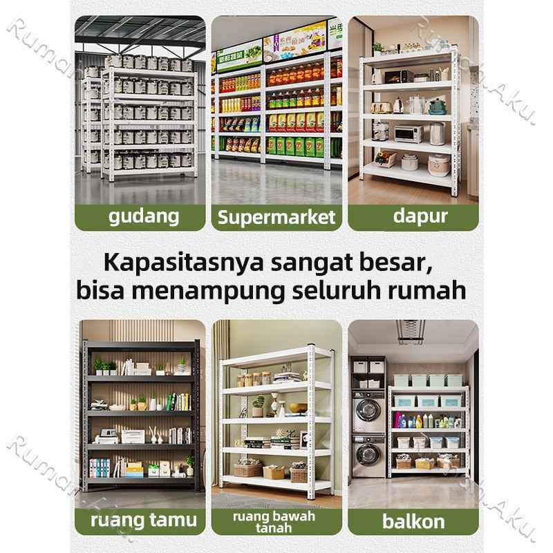 Jual Rak Besi Siku 6 Tingkat Rak Susun Besi R - Rak Di Seller Uwais ...