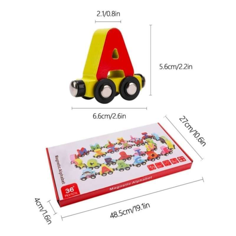Promo Mainan Edukasi Anak Mobil Magnetic Alfabet ~ Magnetic Alphabet ...