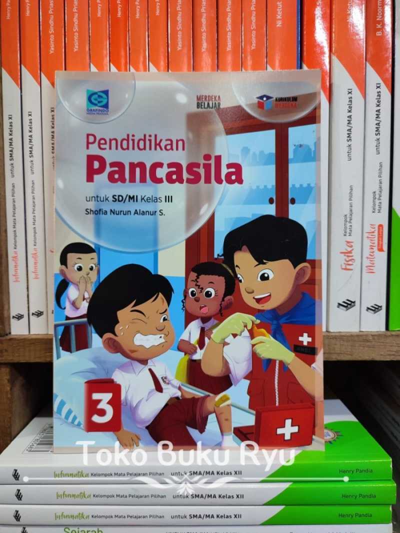 Jual Buku Pendidikan Pancasila Kelas 3 Sd/mi Kurikulum Merdeka Grafindo ...