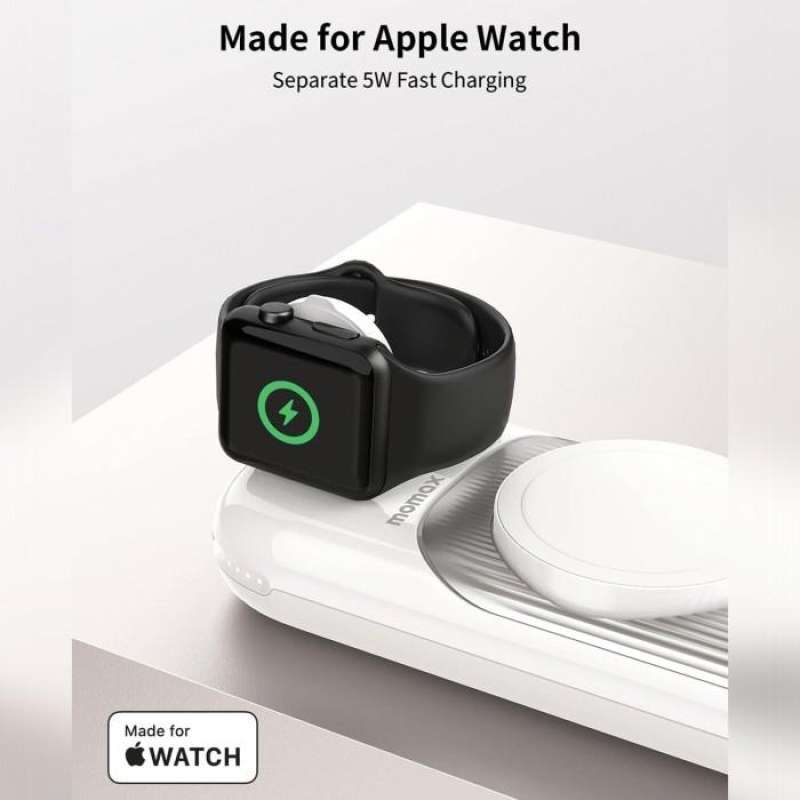 Momax Powerbank Magsafe 3 in 1 10000mAh Airbox Go - White MA02W