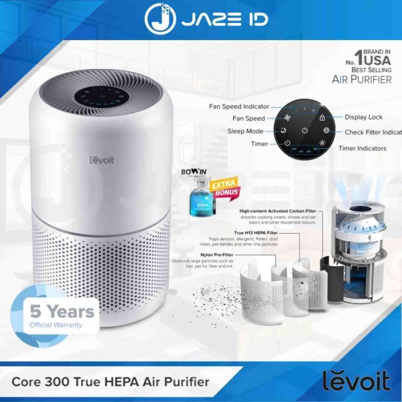 Promo Levoit Core 300 Smart True Hepa Air Purifier Usa Pembersih Udara