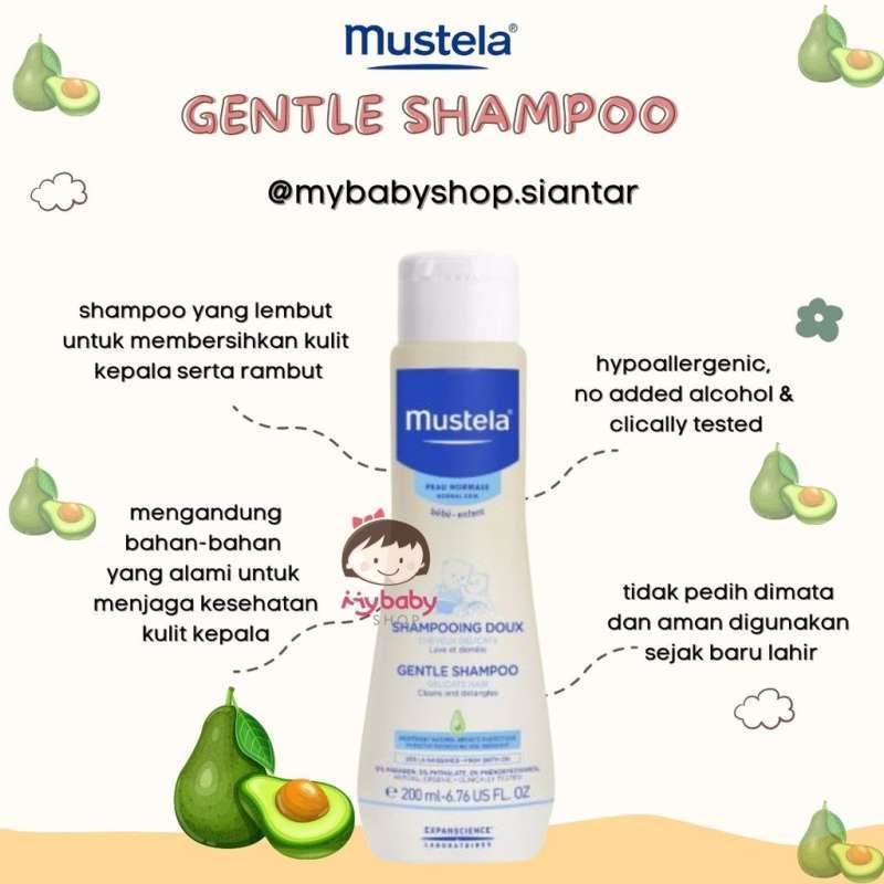 Jual Mustela Bebe Gentle Shampoo 200ml Mustela Shampoo Di Seller