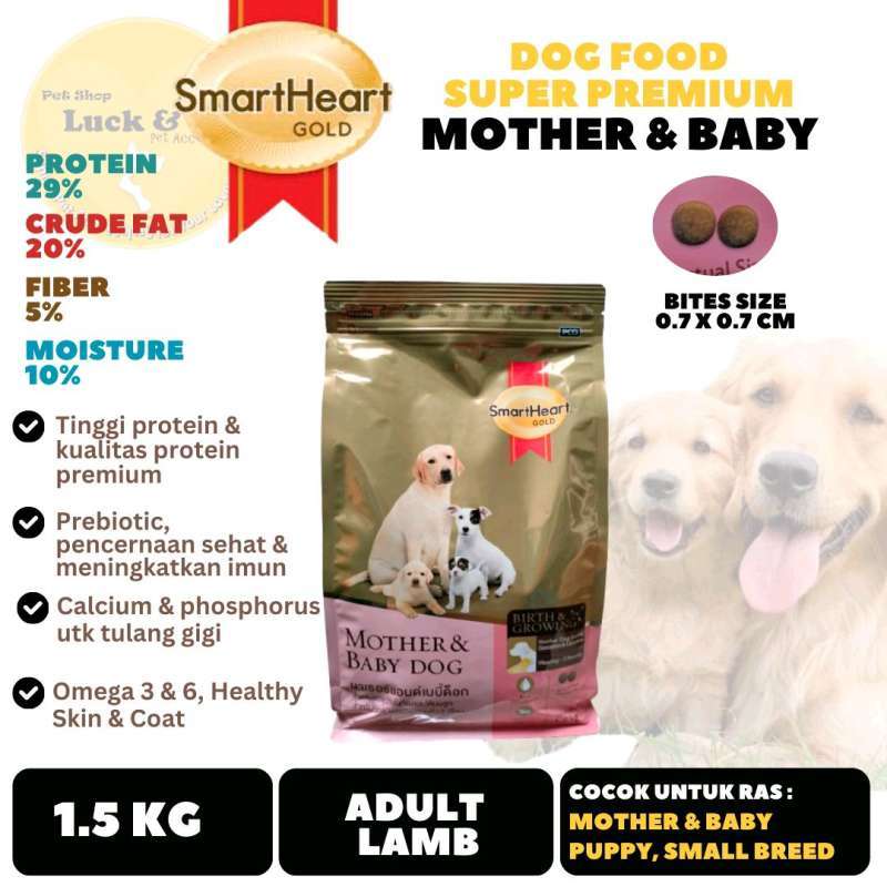 Jual Makanan Anjing Smartheart Gold Mother Puppy Kg) Di