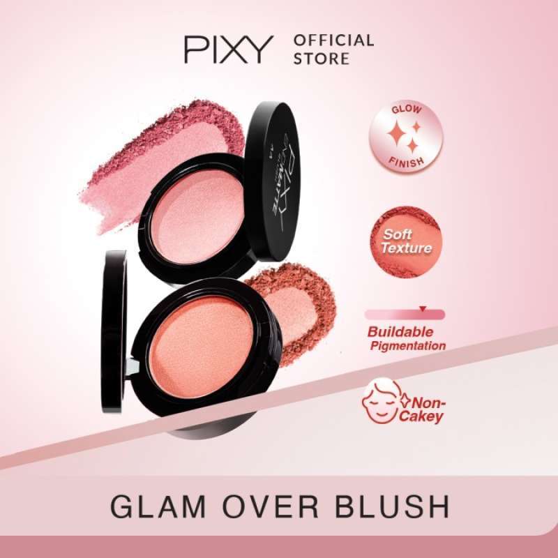 Jual Pixy Glamover Blush Get Ready For The Glowing Look 4gr Blush On