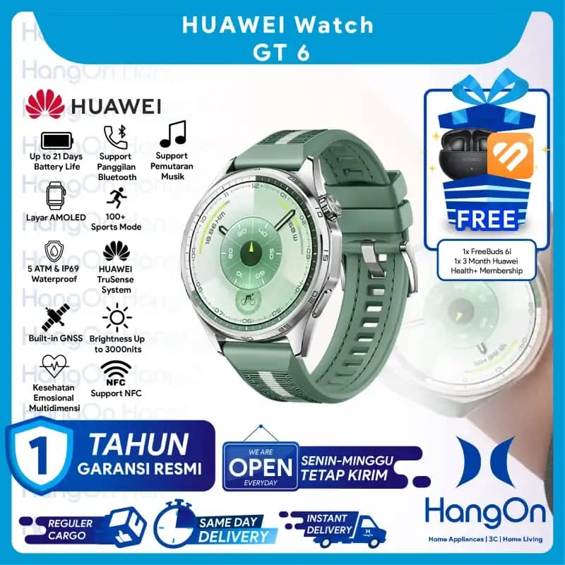 Promo HUAWEI Watch Gt Smartwatch Layar Amoled Display Atm