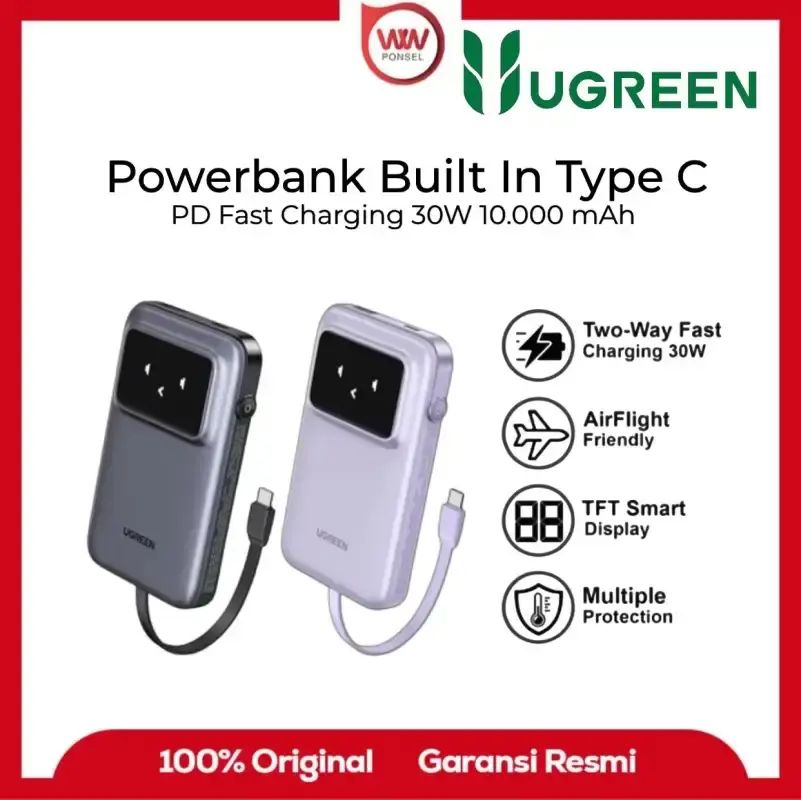 Promo Ugreen 35603b /35604b Uno Series Powerbank Smart Display