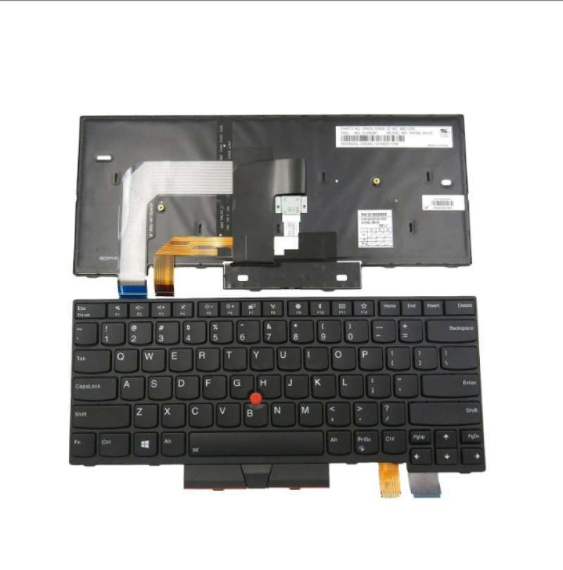 Clavier De Remplacement Pour Lenovo Thinkpad T470, T480, A475, A485 - Layout UK (QWERTY), Noir, Générique