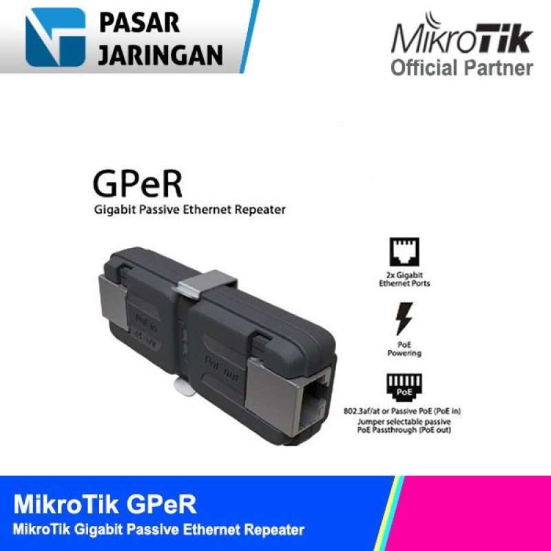 Promo MikroTik GPeR Gigabit Passive Repeater Diskon 23 di