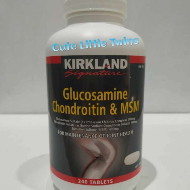 Promo Kirkland Signature Glucosamine Chondroitin &msm Diskon 23% Di ...