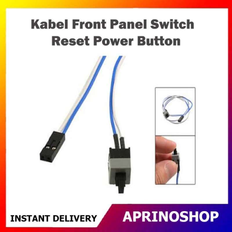 Jual Kabel Front Panel Switch Reset Power Button for PC CPU Mainboard