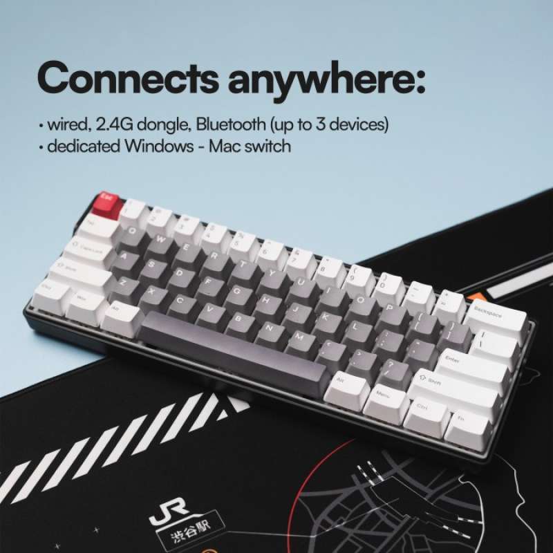 Promo APOLLO61 Wireless Mechanical Keyboard by Press Play Diskon 9% di ...