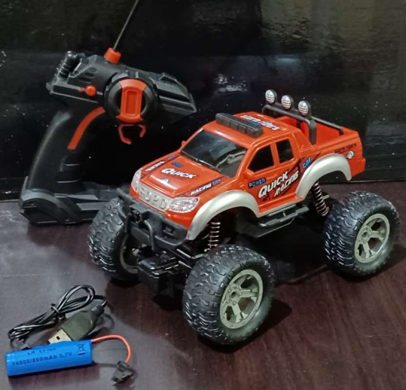 Promo Mainan Rc Mobil Remote Control Monster Truck Baterai Cas Diskon