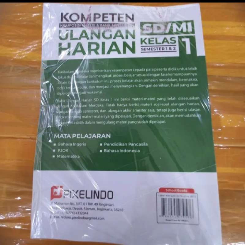Jual Buku Kompeten Ulangan Harian Kurikulum Merdeka Sd Kelas 1 Di ...