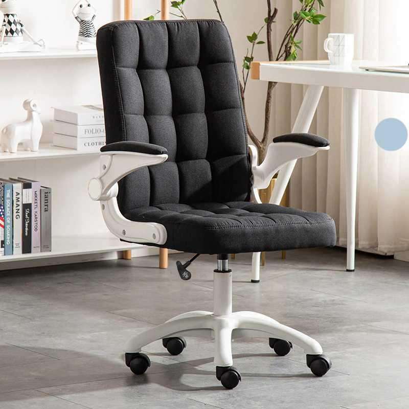 Comfort Kursi Kerja Kantor Office Chair Lift Swivel Fabric C032 Kursi Makan  Bayi Kantor Putih Ergonomis Malas Portable Nyantai Kantoran Minimalis S IH