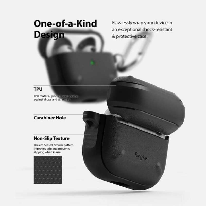 Case AirPods 3 Ringke Onyx Rugged Anti Crack TPU Softcase Casing