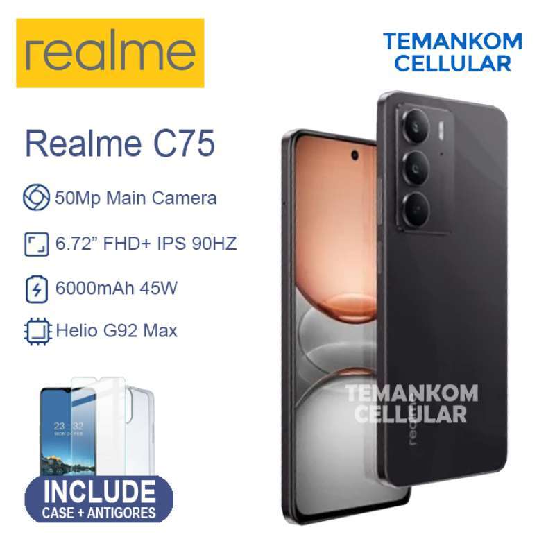 Jual Realme C75 RAM 24gb 8/256 8+16 Extend RAM 8gb 256gb Baru