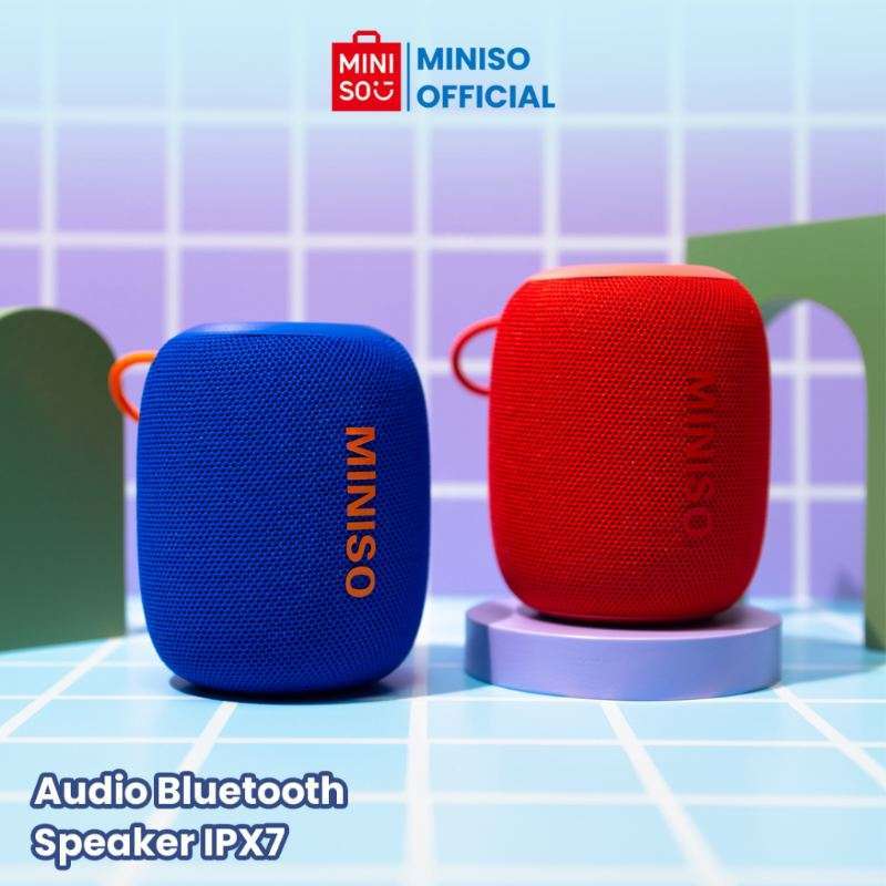 MINISO X BT2931 Speaker Bluetooth Kain Tahan Air IPX7 dengan Lampu RGB dan Kualitas Suara HIFI, Ideal untuk Pesta dan Penggunaan Santai di Rumah