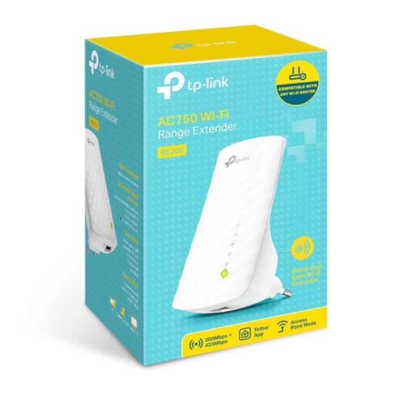 Promo TPLINK TL RE200 AC750/ TL-RE200 AC750 wifi ranger extender Diskon
