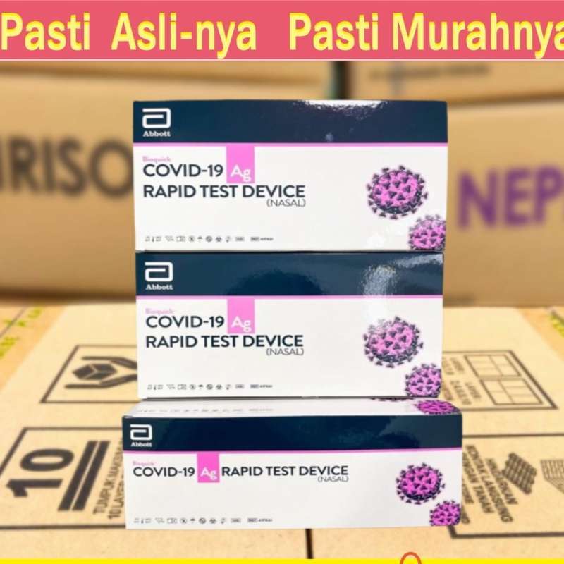 Jual Abbott Bioquick Nasal Antigen Swab Covid 19 Rapid Test Device