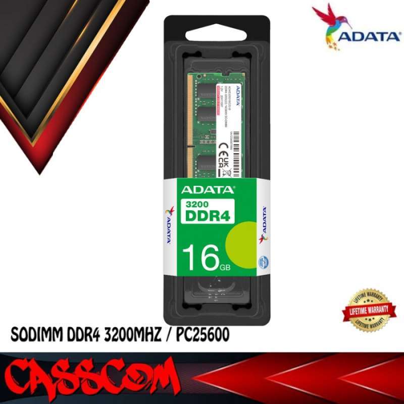 Jual Sodimm Adata Premier Ddr4 3200mhz 16 GB So-dimm RAM Untuk
