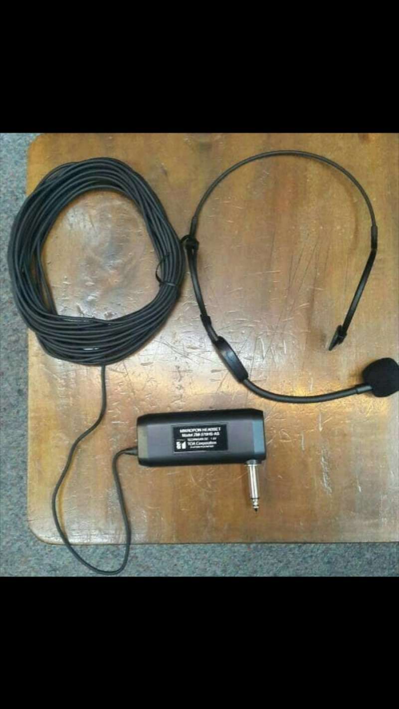 Promo Toa Microphone Headset Zm 370 Hs Mic Mik Bando Imam Vokal Aud
