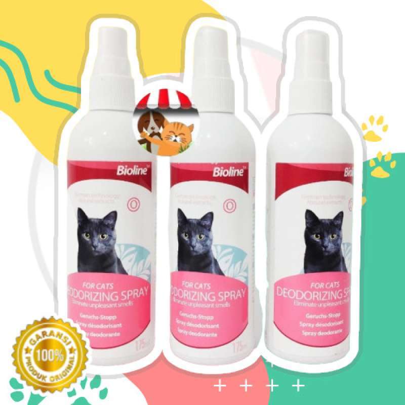 Jual Bioline Deodorizing Spray For Cat 175ml Penghilang Bau