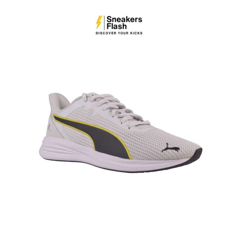 Sepatu Lari Pria PUMA TRANSPORT MODERN FEATHER GRAY YELLOW BLAZE BLACK  37703011
