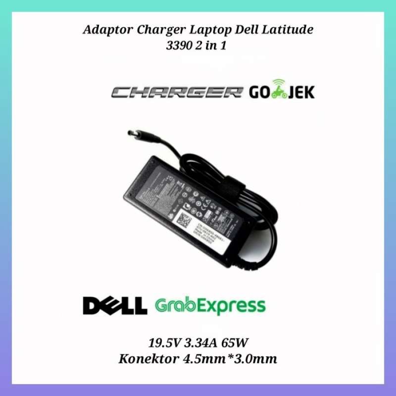 Jual Adaptor Charger Laptop Dell Latitude 3390 2 In 1 19.5v 3.34a