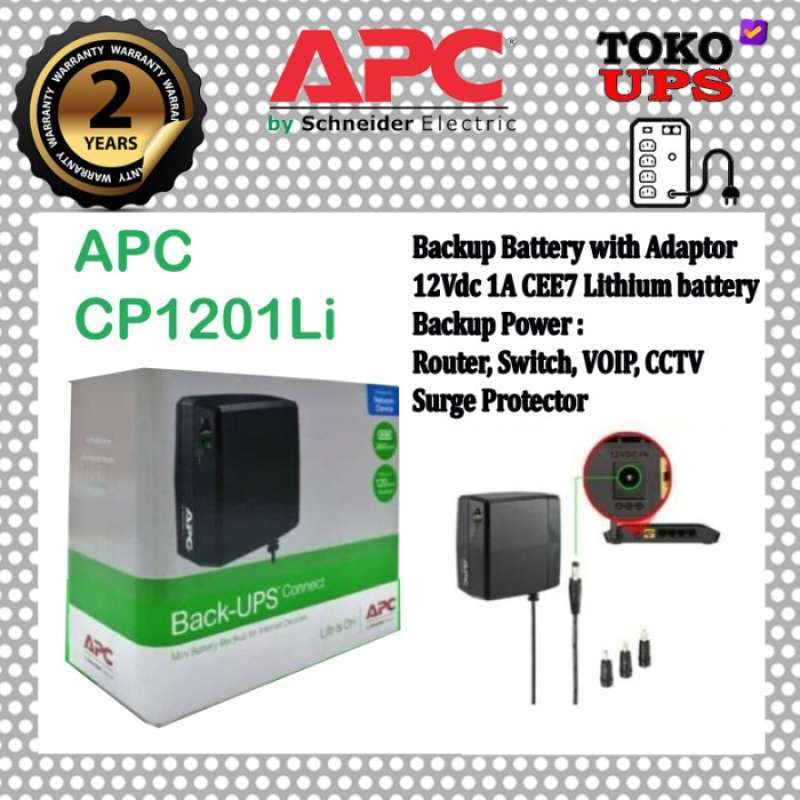 Jual Ups Backup Switch Router Apc Cp12010li Adaptor 12vdc 1a Cee7 ...