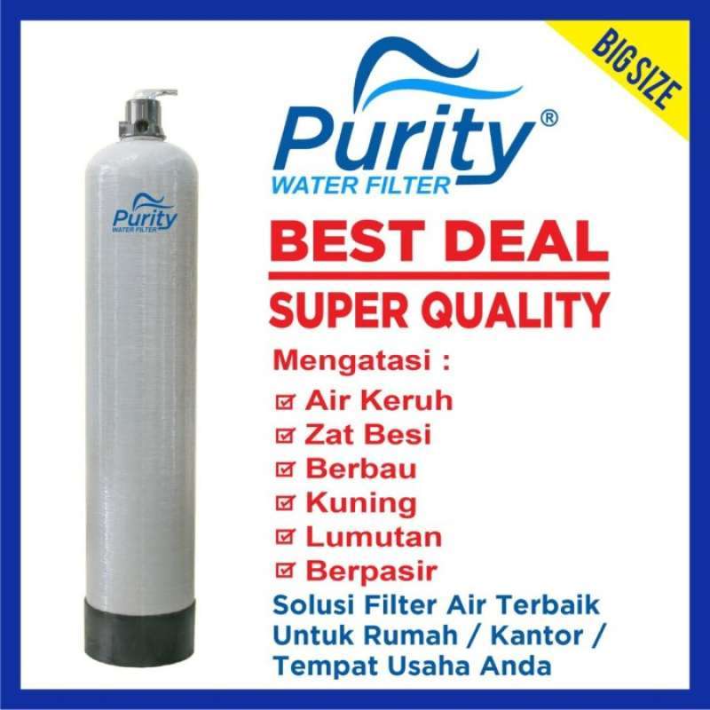 Promo Filter Air Sumur/Pam Keruh/Berbau/Zat Besi/ Purity Garansi 3