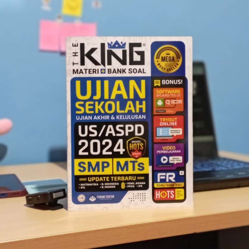 Jual Buku Akm Smp 2024 The King Materi Bank Soal Ujian Sekolah Aspd