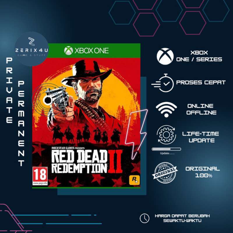Jual Red Dead Redemption 2 Xbox One, Xbox Series X|s Original Privat Di ...