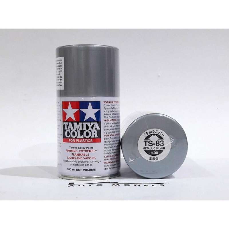 Jual TAMIYA TS83 METALIC SILVER SPRAY PAINT di Seller Automodels