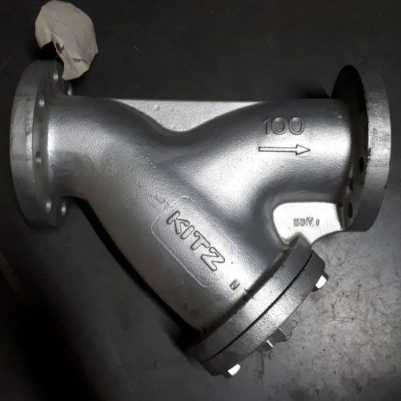 Promo Y Strainer Kitz Cast Iron FCY Flange JIS 10K size 4 inchi Diskon