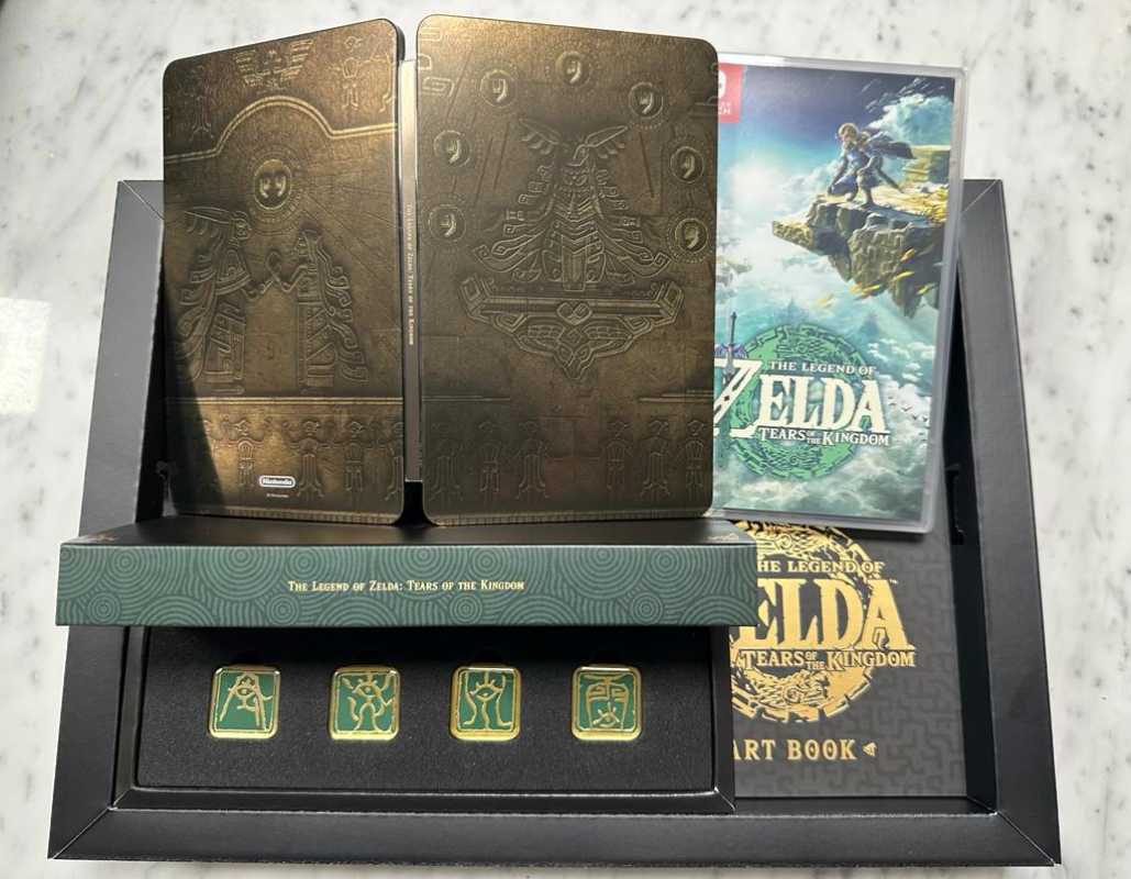 Promo Switch Legend of ZELDA TOTK Tears of The Kingdom Collector