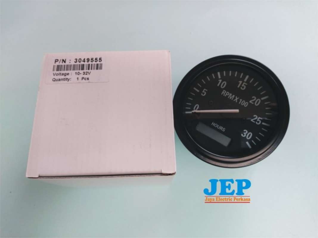 24v Rpm Meter Promo Tachometer Rpm + Hour Meter 3049555 Vdo Rpm Meter 12v / 24v Rpm ...