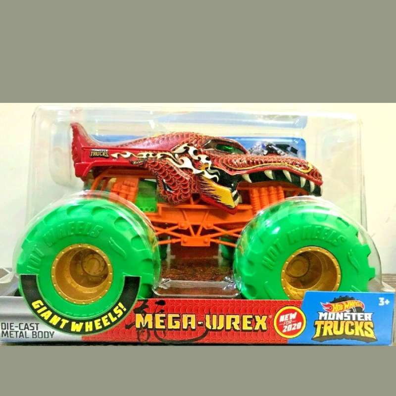 Promo 1/24 Monster Trucks Mega Wrex Giant Truck Hotwheels Hot Wheels