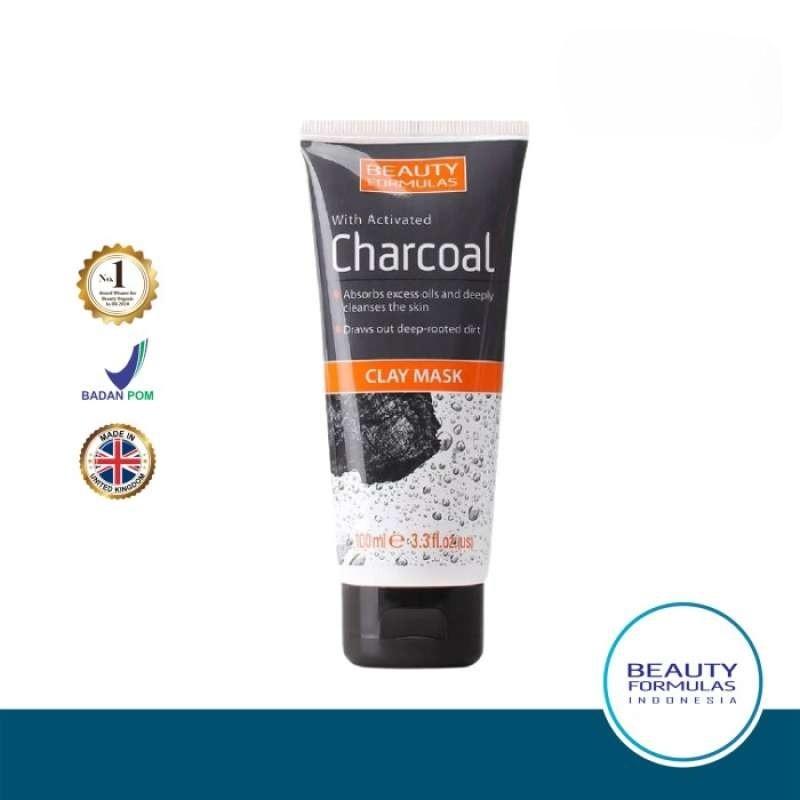Promo Beauty Formulas With Activated Charcoal Clay Mask 100 Ml Diskon