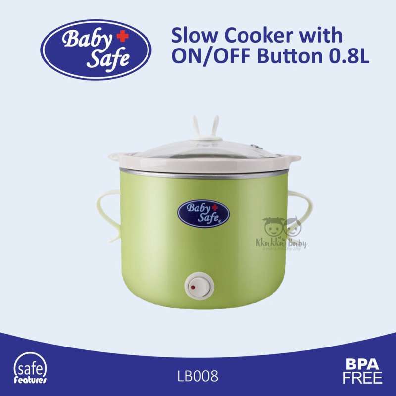 Jual Baby Safe Slow Cooker On/Off 0,8l LB008 Alat Masak MPASI Listrik di Seller Mom&Child