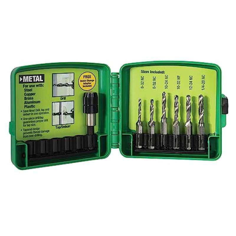 Promo Greenlee DTAPKIT Drill/Tap Kit for Metal, OneStep Drilling