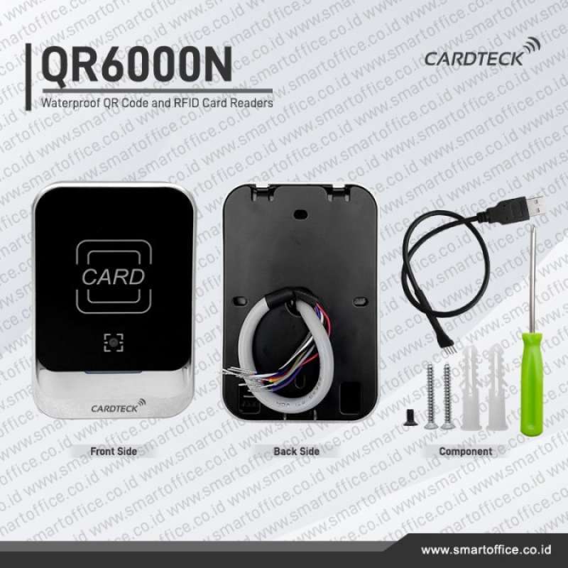 Jual Mini Qr Code Nfc Rfid Reader Waterproof Wiegand Rs485 Cardteck ...