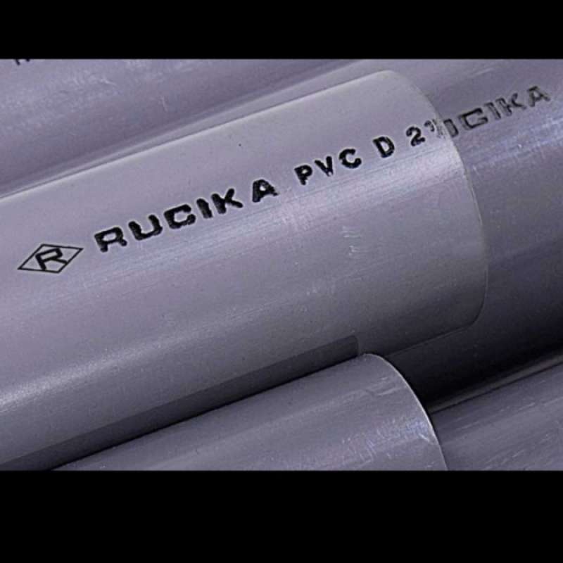 Promo Pipa Pvc 2Inch Rucika Abu D Panjang 4 Mtr-Pipa Paralon Diskon 17%