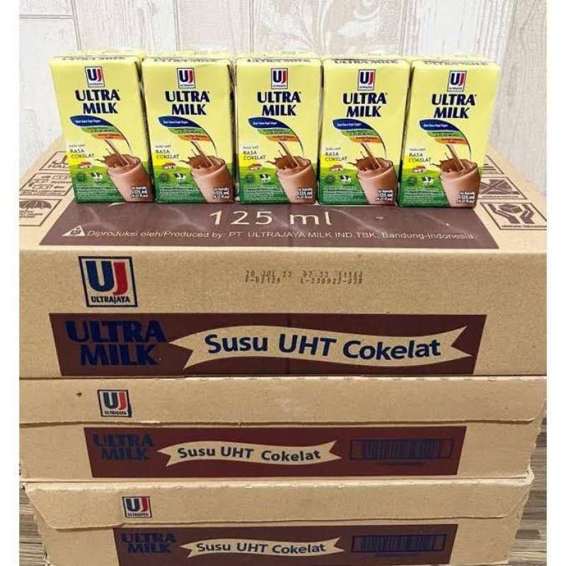 Jual Susu UHT ultra milk cokelat coklat 125 ml di Seller Doyan Daging