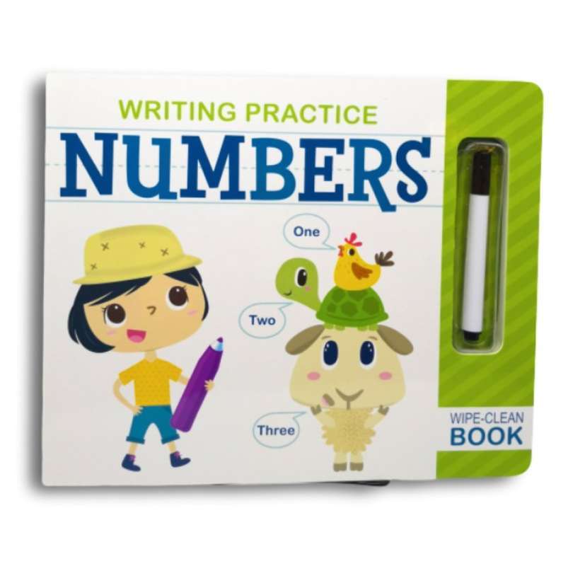 Promo Wipe Clean Book Writing Practice Numbers With Erasable Pen Diskon