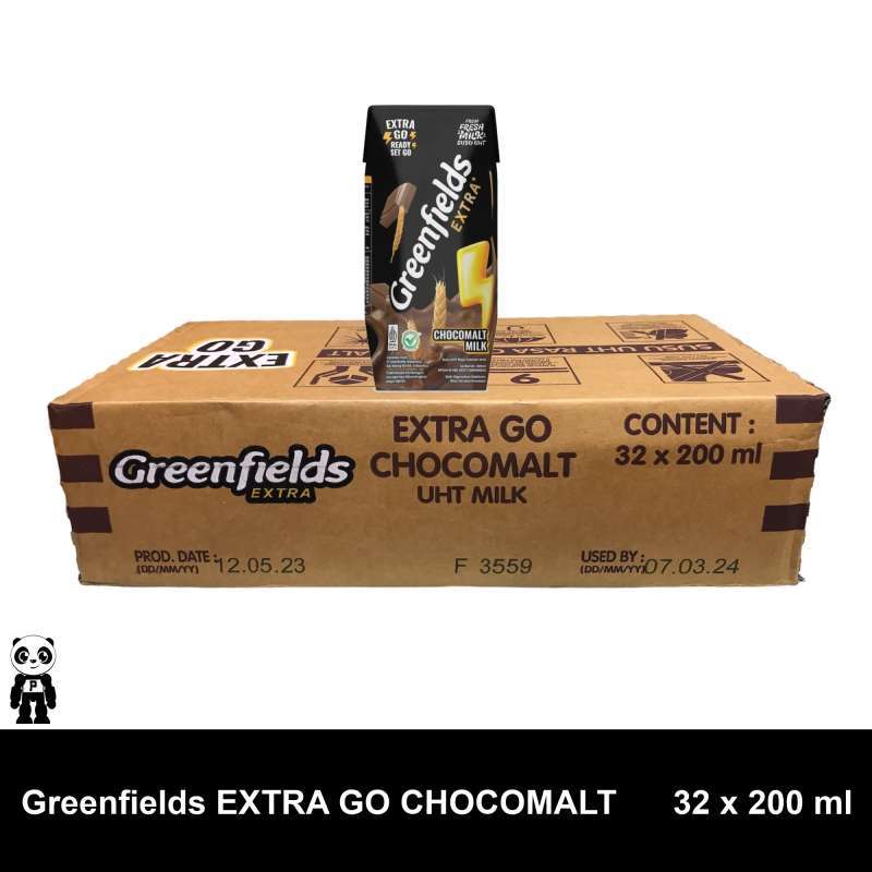 Jual Greenfields Extra Go Karton isi 32 x 200ml Susu UHT
