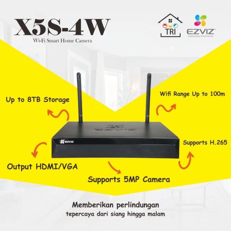 Jual Ezviz X5s Nvr Channel Channel Network Smart Home Security