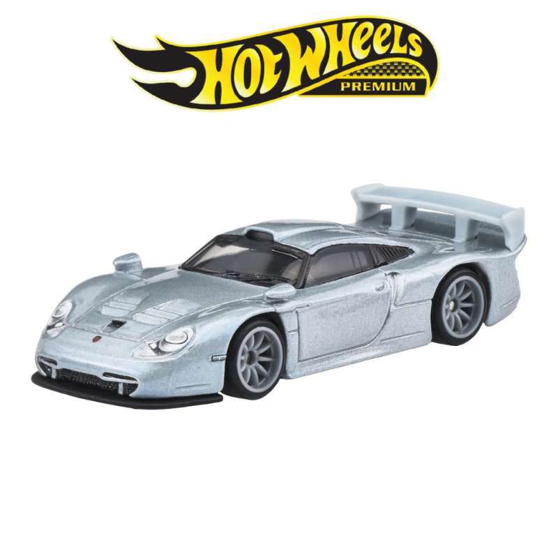Hot Wheels Premium 1997 Porsche 911 GT1 Silver New Loose From Diorama  Supercars Iconic Diecast Mobil Balap